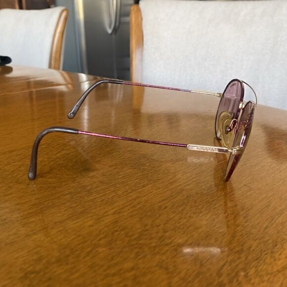 CARRERA 5464 81 Red Stripe Frame Red Lens Round Aviator Sunglasses 55-17-140 main image 4
